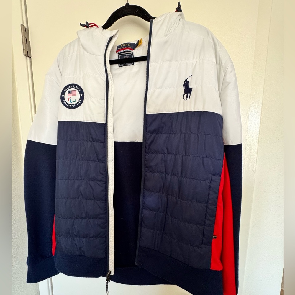 Polo Ralph Lauren Team USA Hybrid Jacket 2022 Beijing Paralympics (Large)